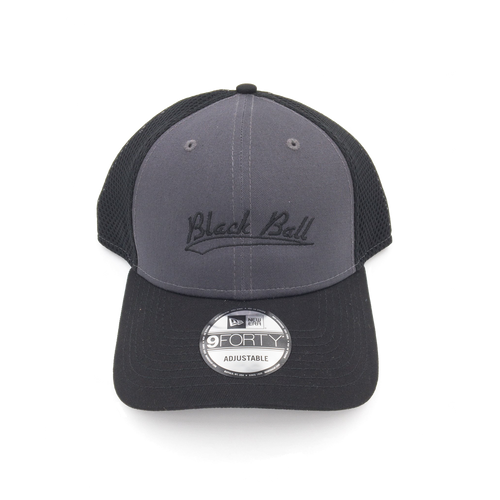 Black Ball swoosh adjustable grey hat