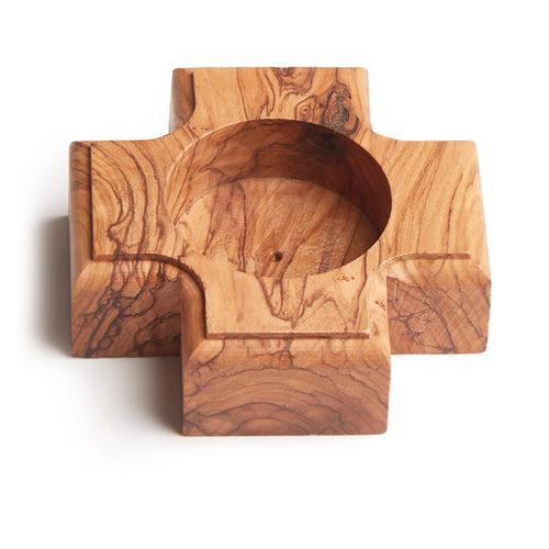 Heart candle holder from Olive Wood Handcrafted – Jamailah