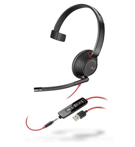 Poly Blackwire 3325 Headset, USB-A, 3.5mm – Webcom Supply