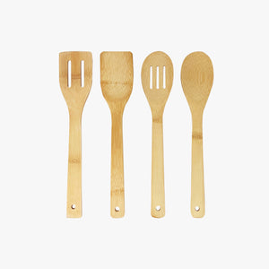 bamboo silicone utensils