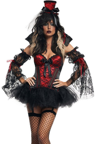 ATOMIC VAMPIRE BUSTIER CORSET SET