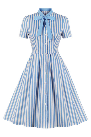 Atomic Royal Blue Pinup Collar Dress | Atomic Jane Clothing