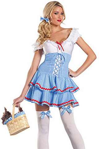 Atomic Blue and White Dorothy Inspired Costume | Atomic Jane Clothing
