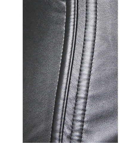 Atomic Black Gothic Faux Leather Vest Corset | Atomic Jane Clothing