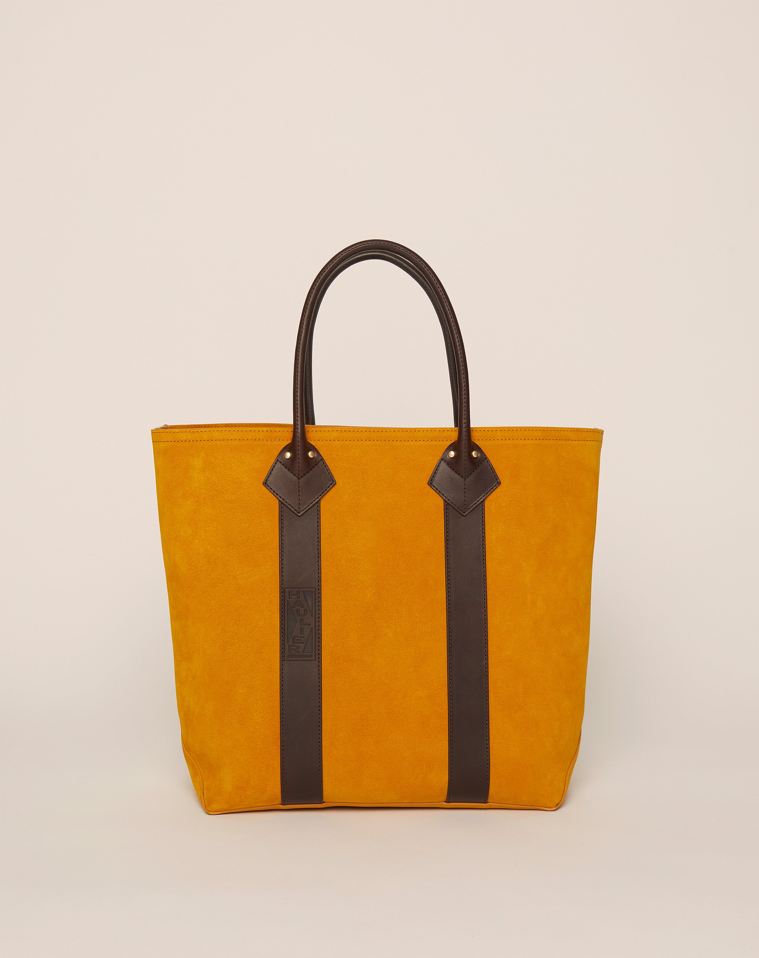 Suede Utility Tote - Amber