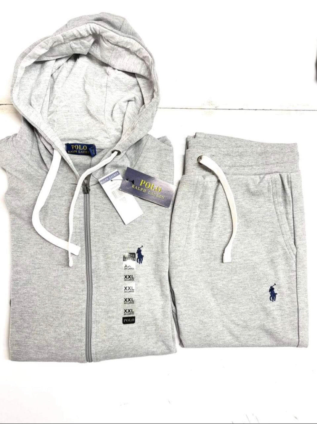 grey polo set