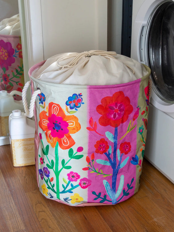 Tulip Collapsible Laundry & Storage Bin by Natural Life – Southern Bliss  Boutique