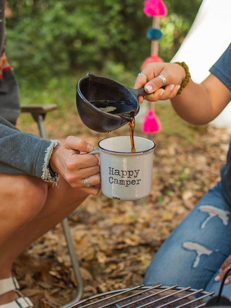 happy camper mug