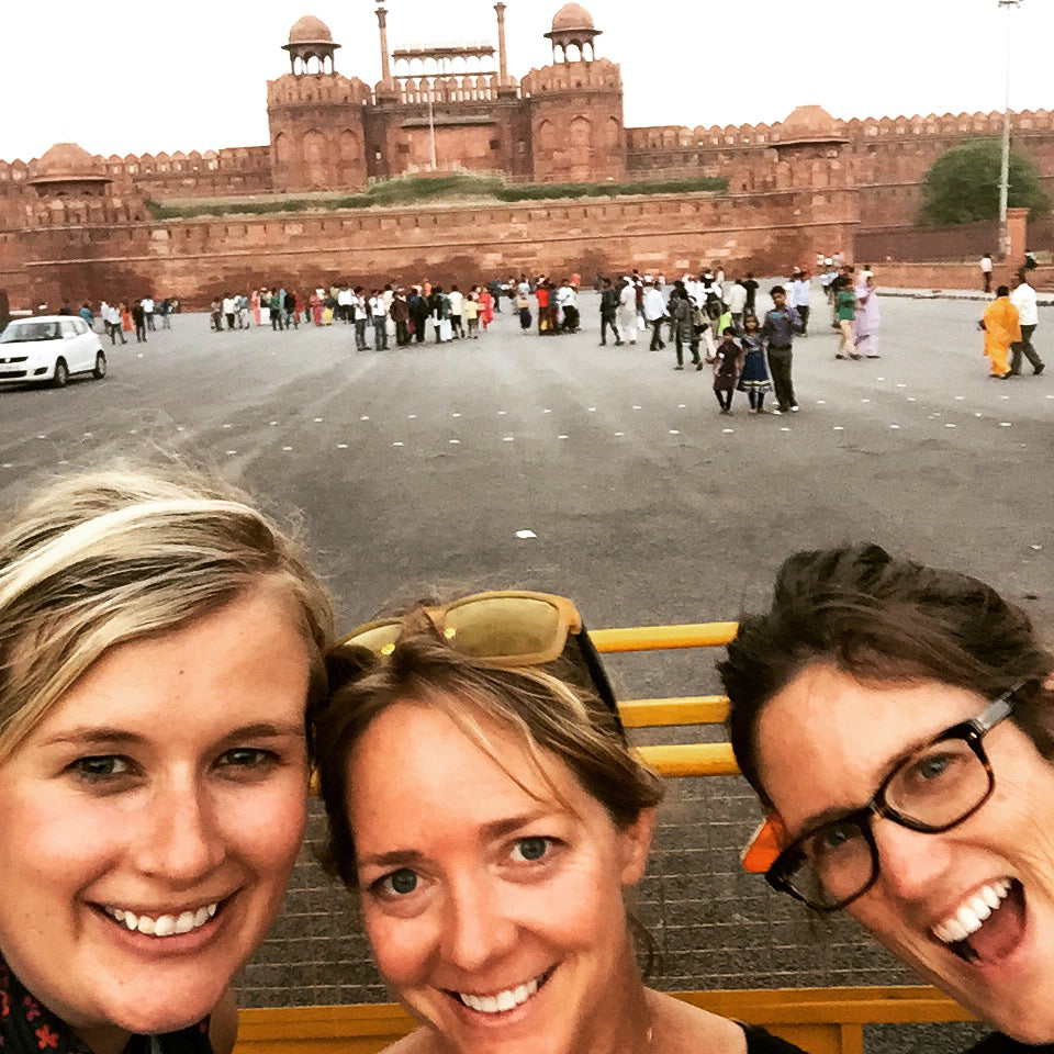 Adrienne, Allison and Patti in India