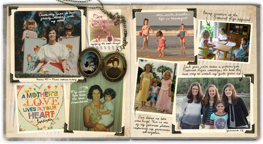 Collage of Patti's family photos