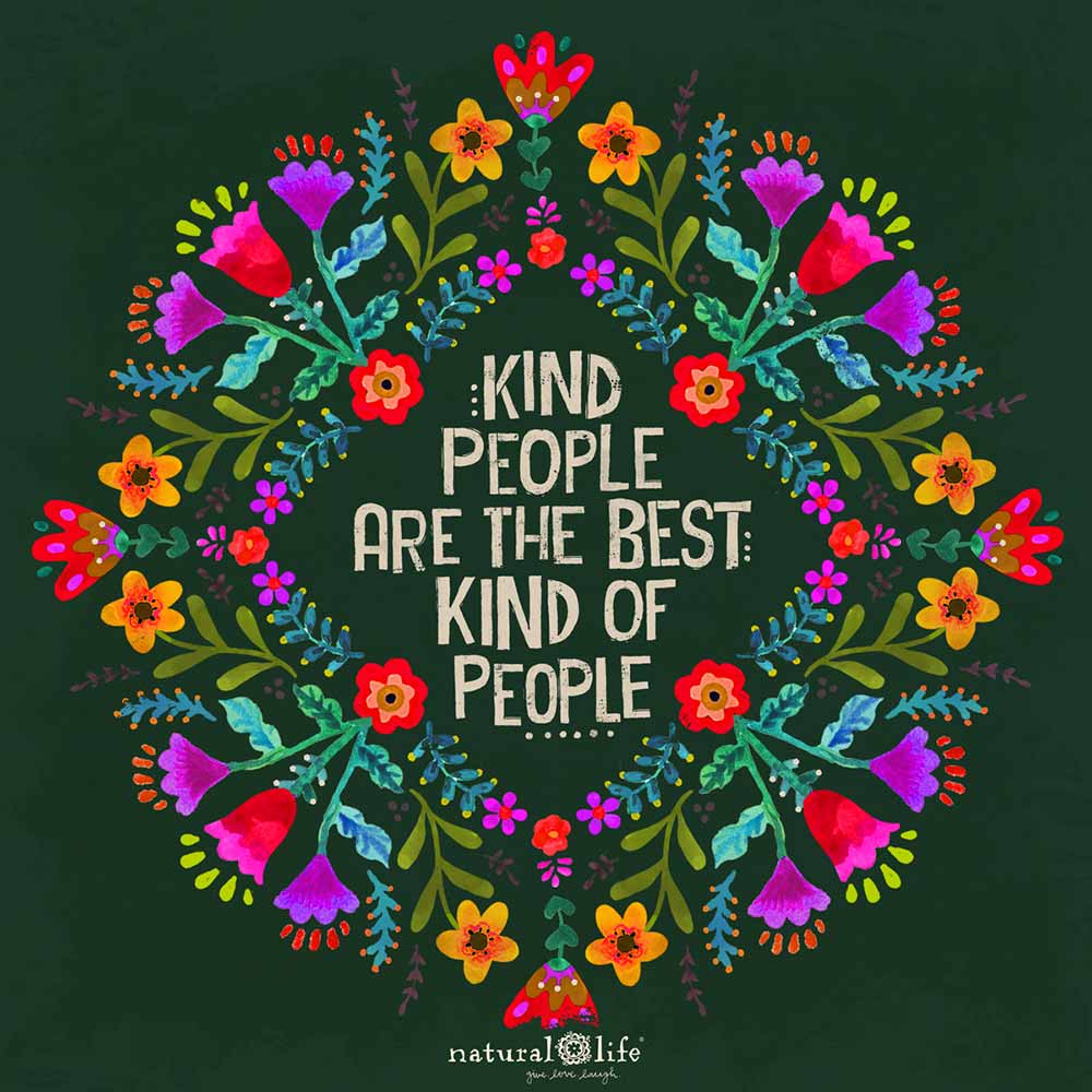 Kind people are the best kind of people art graphic
