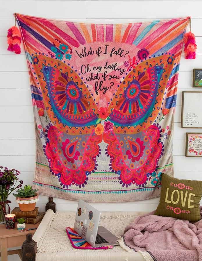 Wings Tapestry Blanket