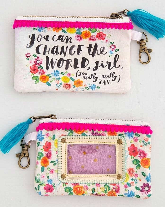 You can change the world girl ID Pouch