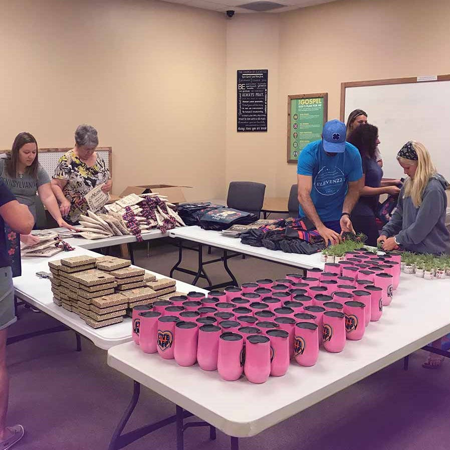 Building blessing bags