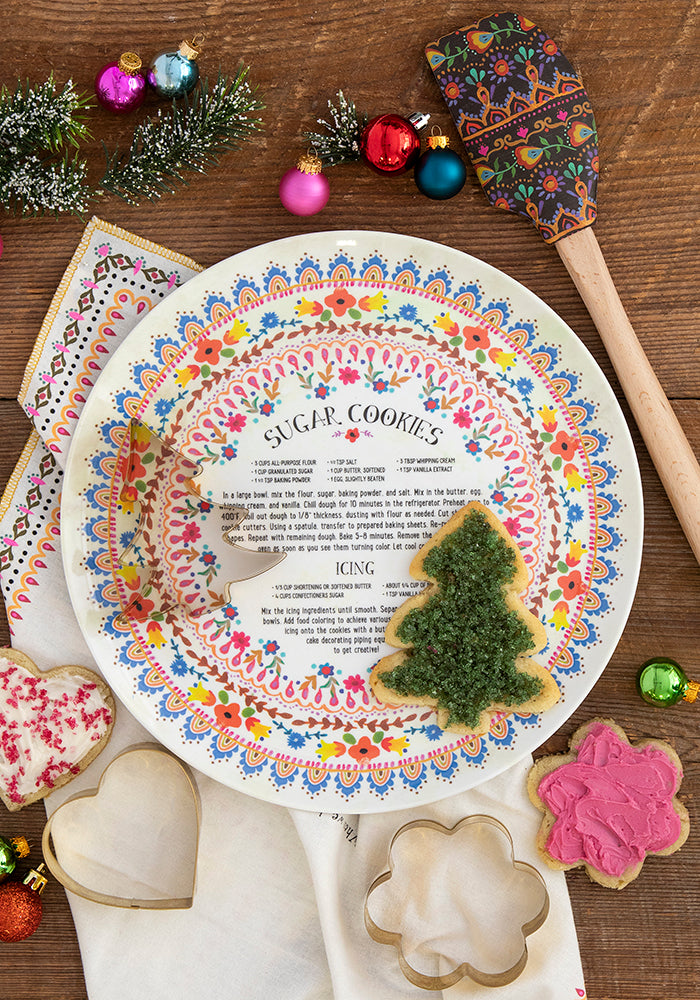 Sugar Cookie Recipe Plate