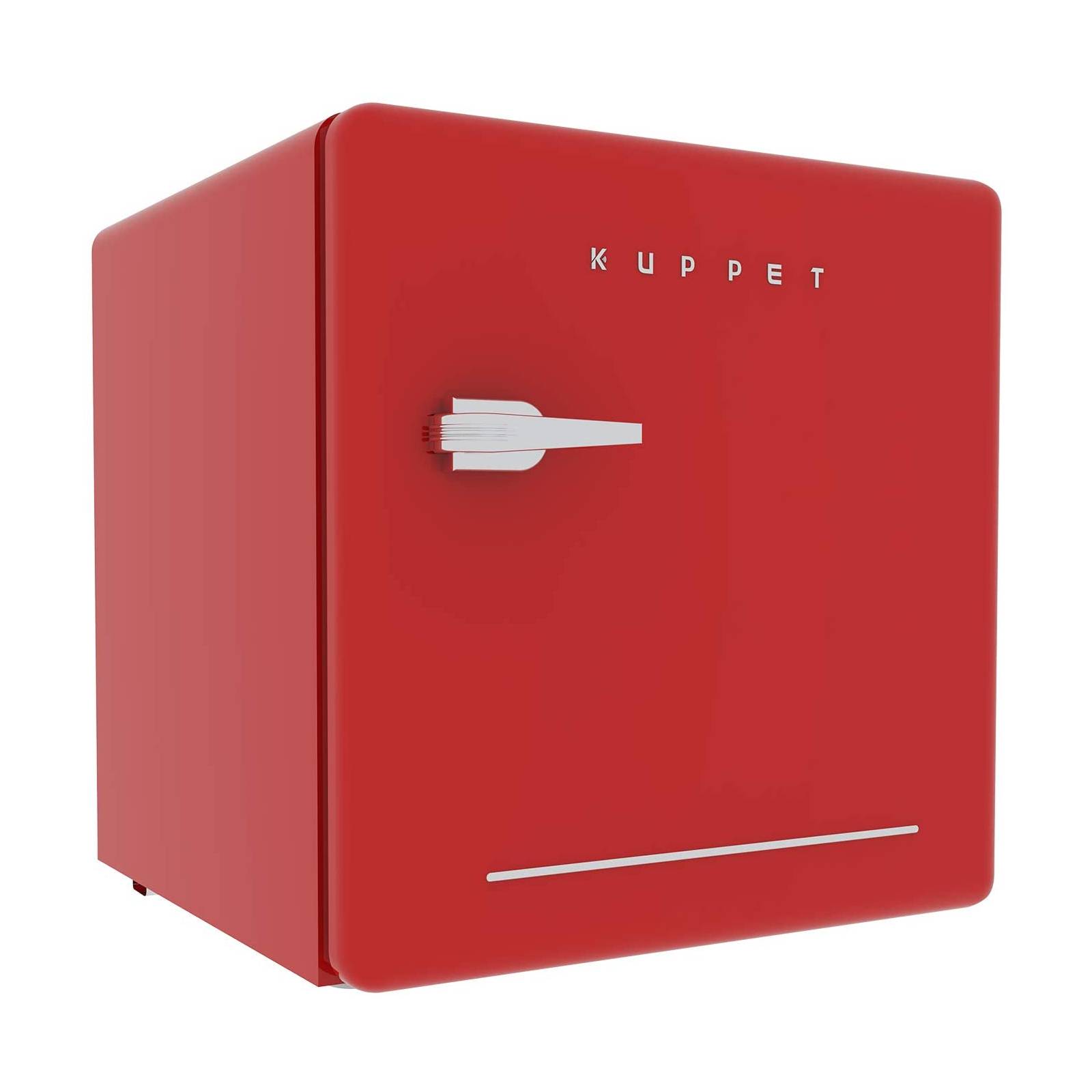 KUPPET Classic Retro Compact Refrigerator Single Door, Mini Fridge wit