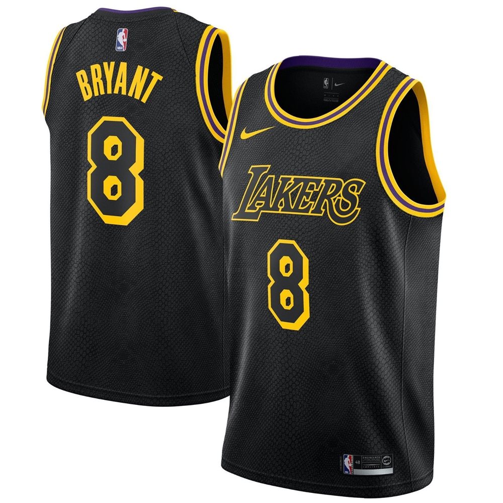 kobe bryant black and yellow jersey