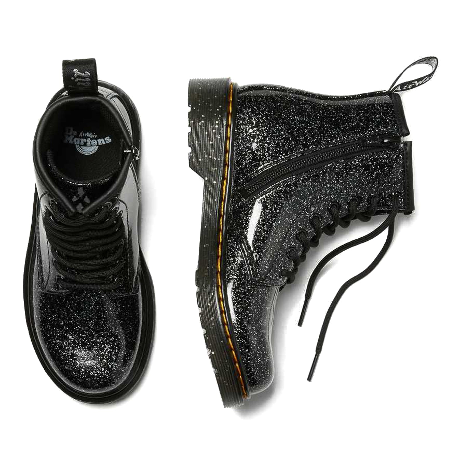 Toddler glitter clearance doc martens