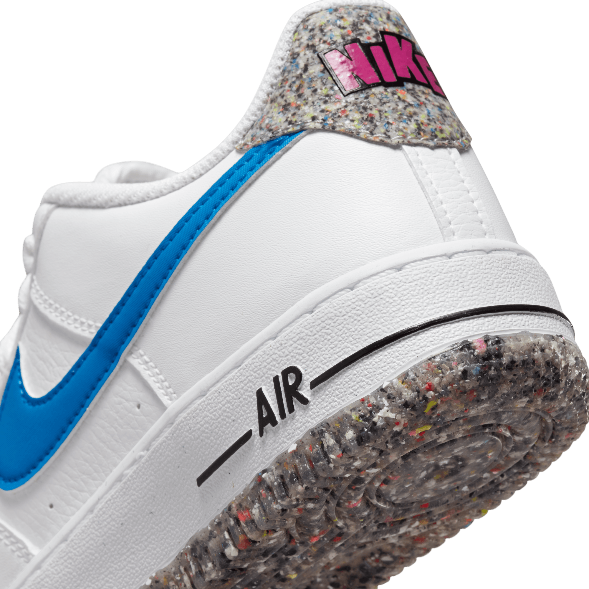 Nike Air Force 1 LV8 GS Size Youth 6 Y Women's 7.5 White Blue Sneaker  DR3098-100