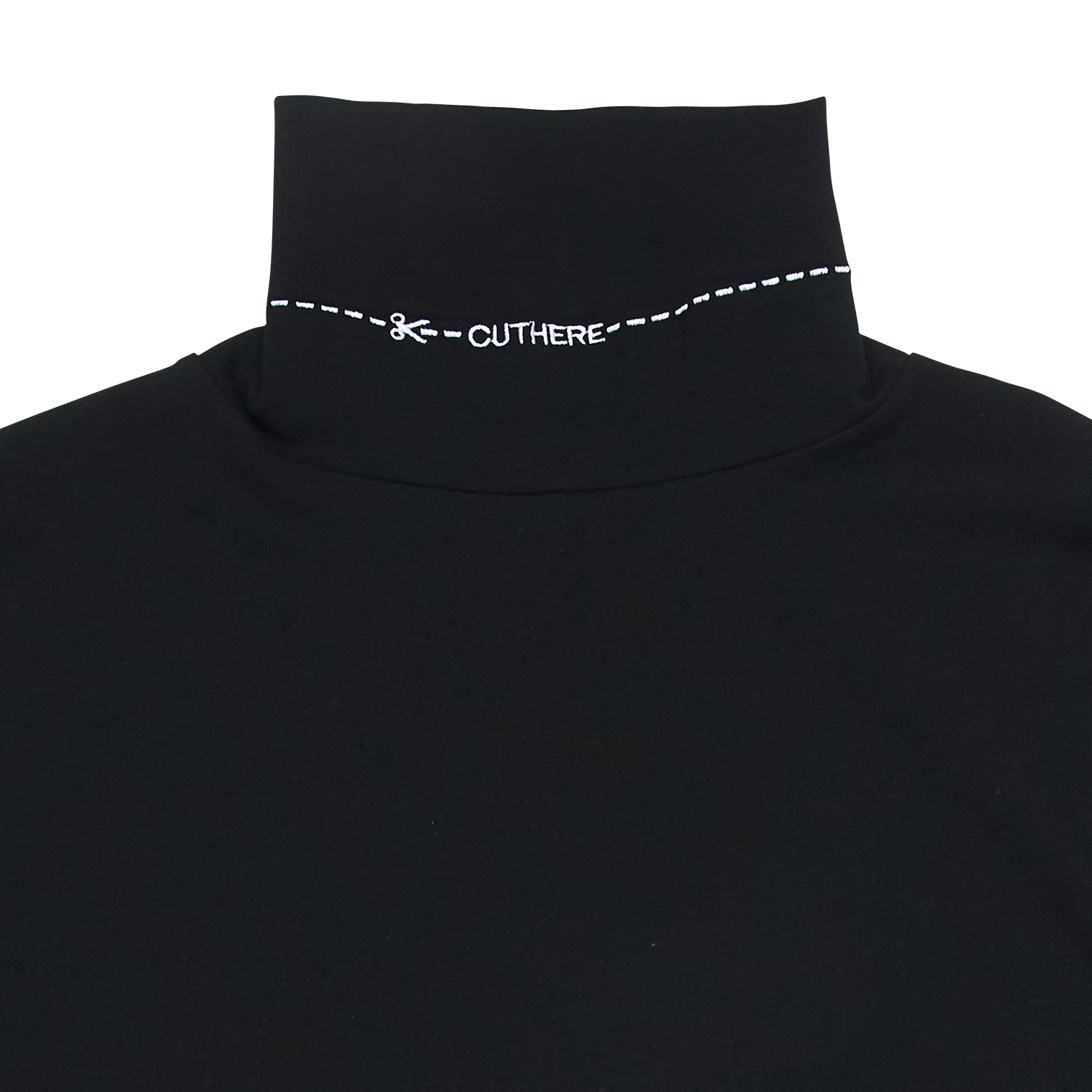 Pleasures Cut Here Turtleneck 'Black'