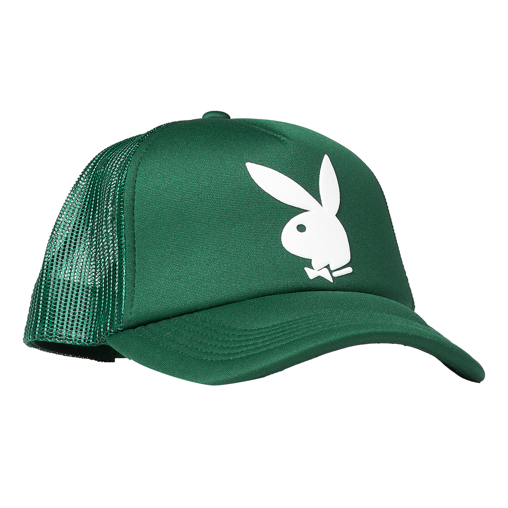 green playboy hat