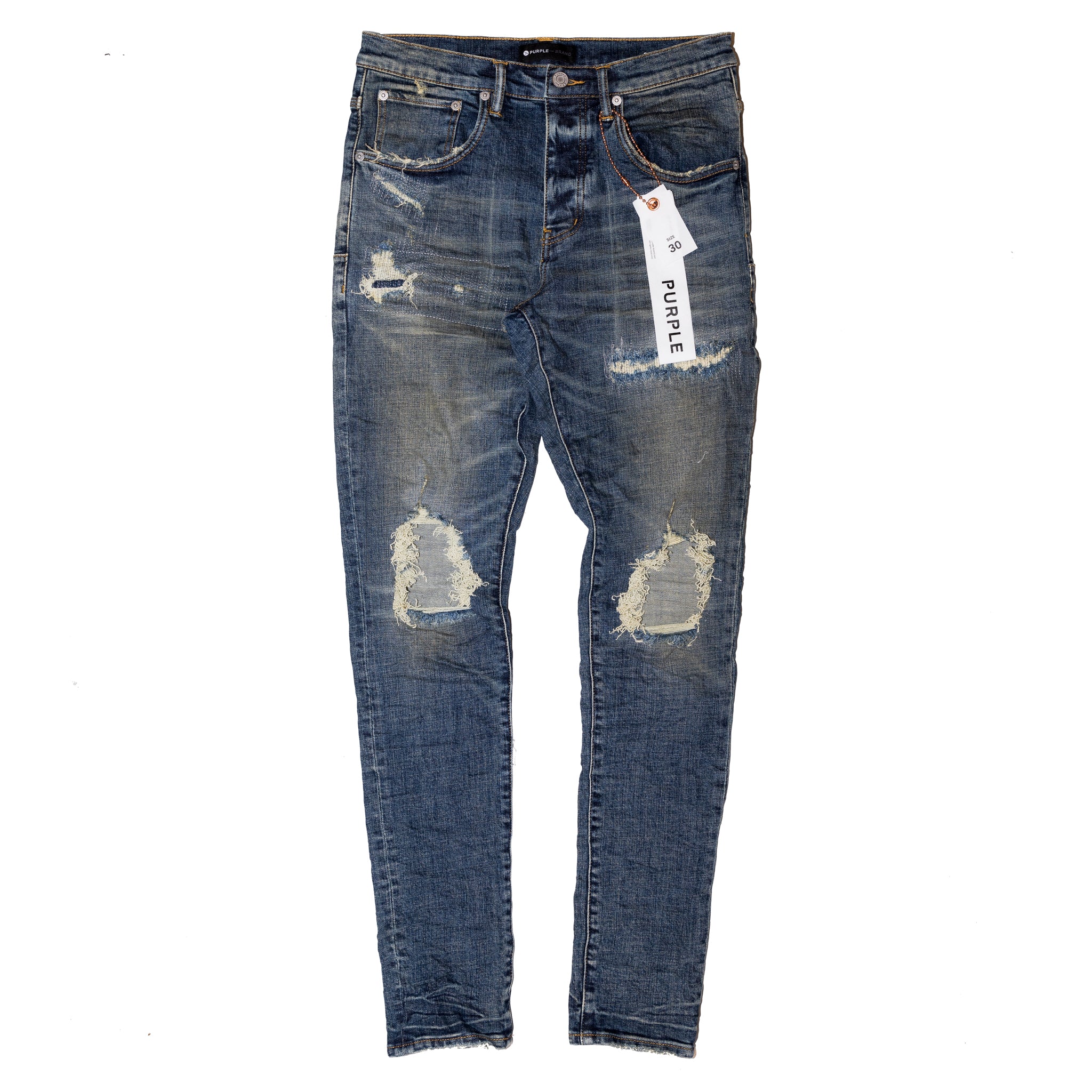 Purple Brand P002 gradient detail ripped jeans