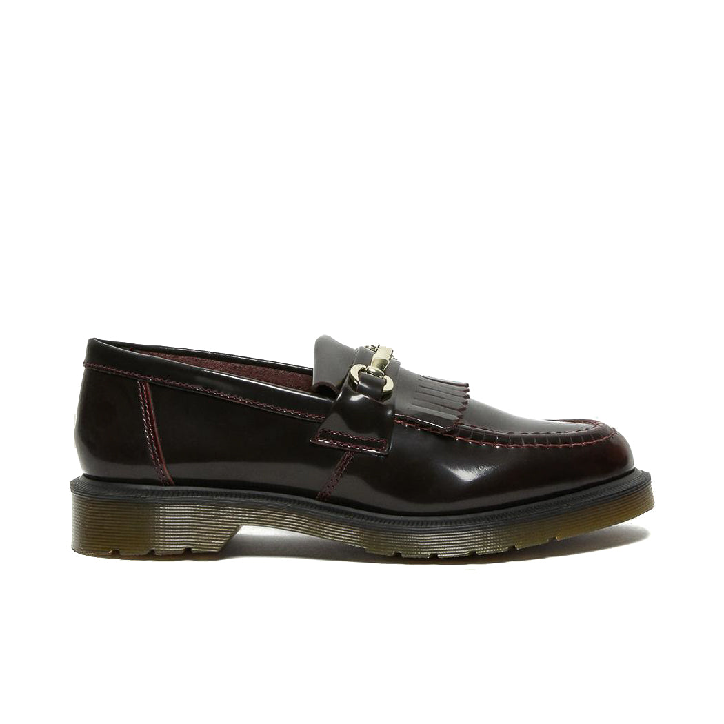 Dr. Martens Adrian Snaffle Smooth Leather Kiltie Loafers 'Cherry Red ...
