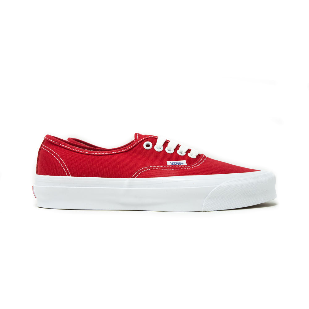 vans red og authentic lx sneakers