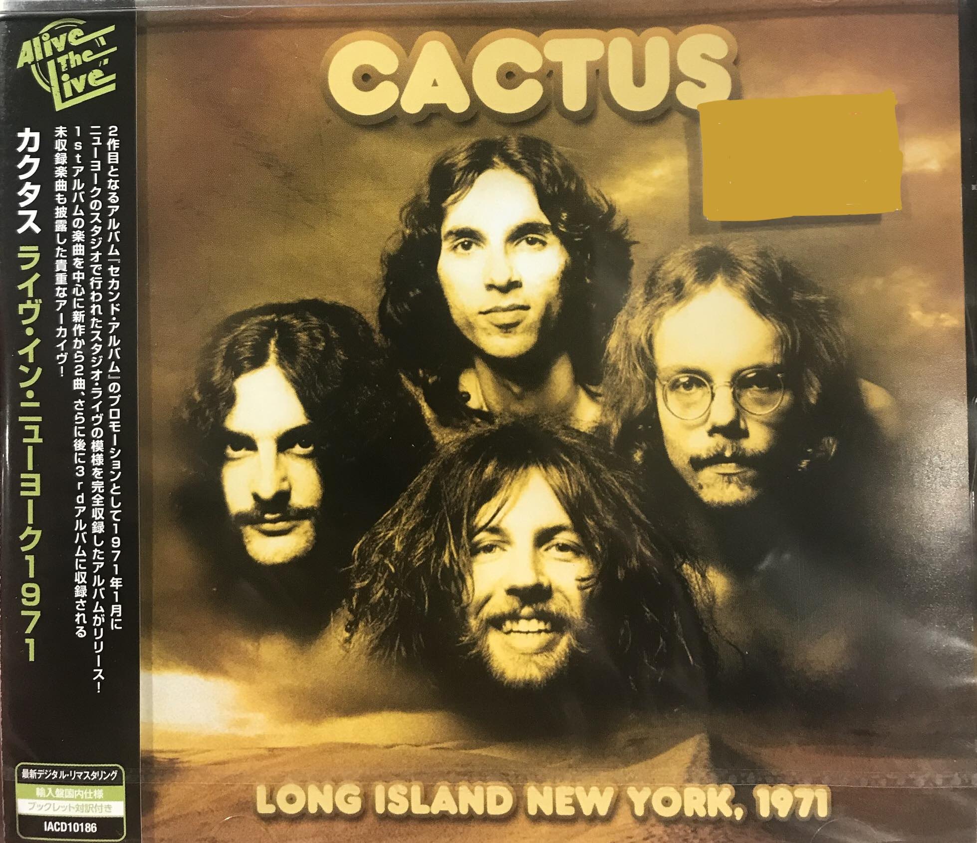 CACTUS / Live In The States 1971 未開封 iveyartistry.com