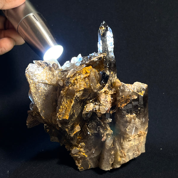 Smoky Quartz With Aegirine from Mulanje, Malawi, Africa – Nharo!