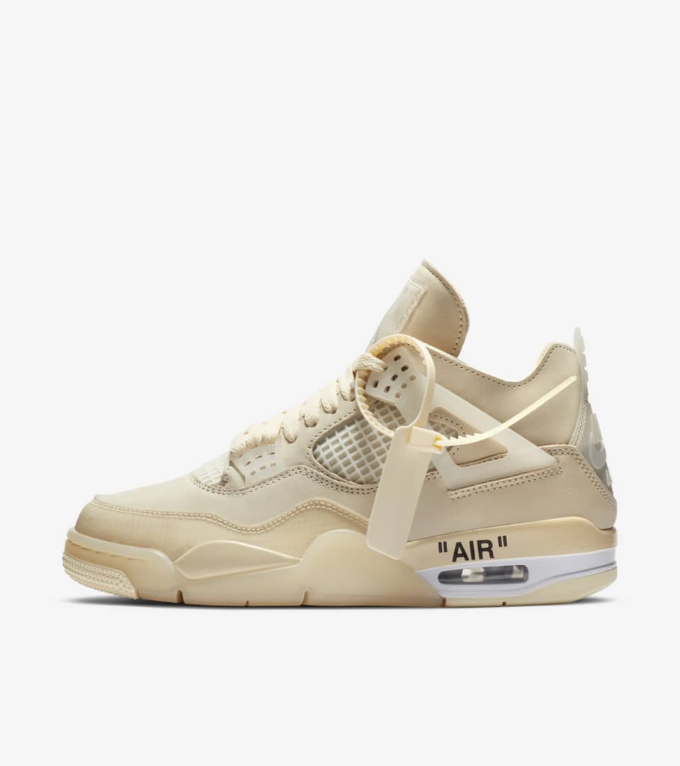 womans air jordan 4 off white