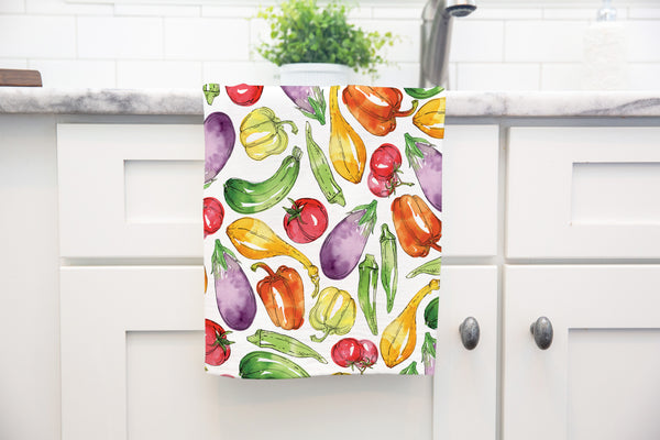 Garden Vegetable Flour Sack Towel Amanda Klein Co