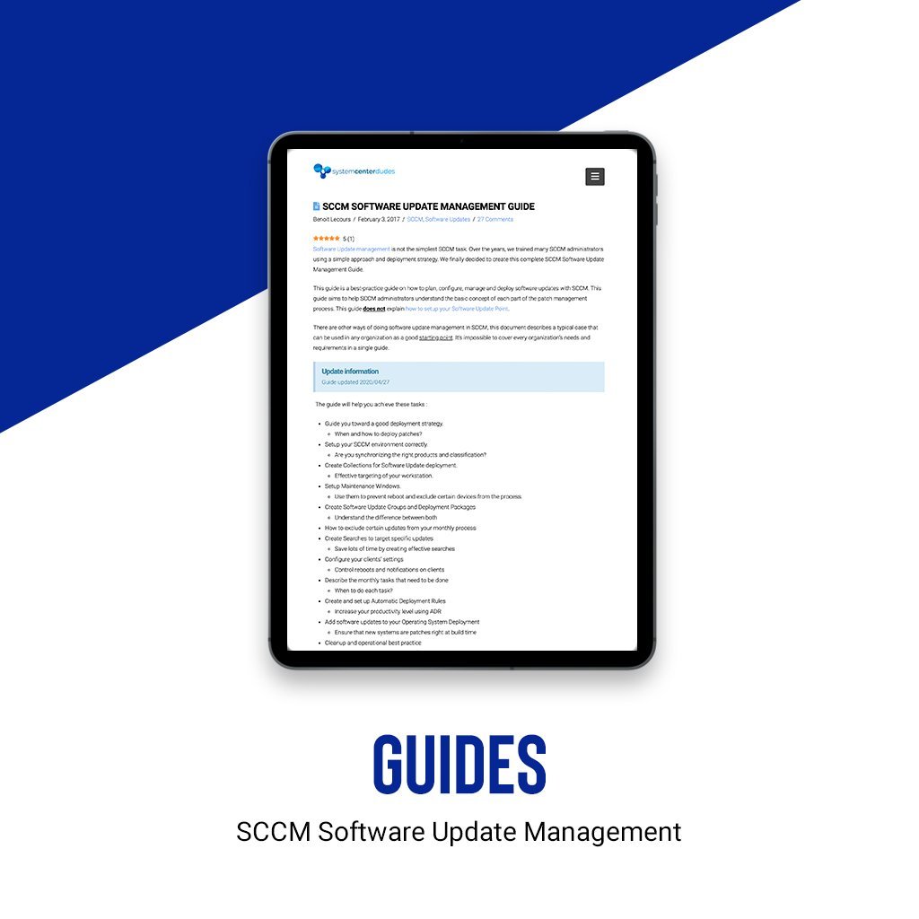 Software Update Management System Center Dudes