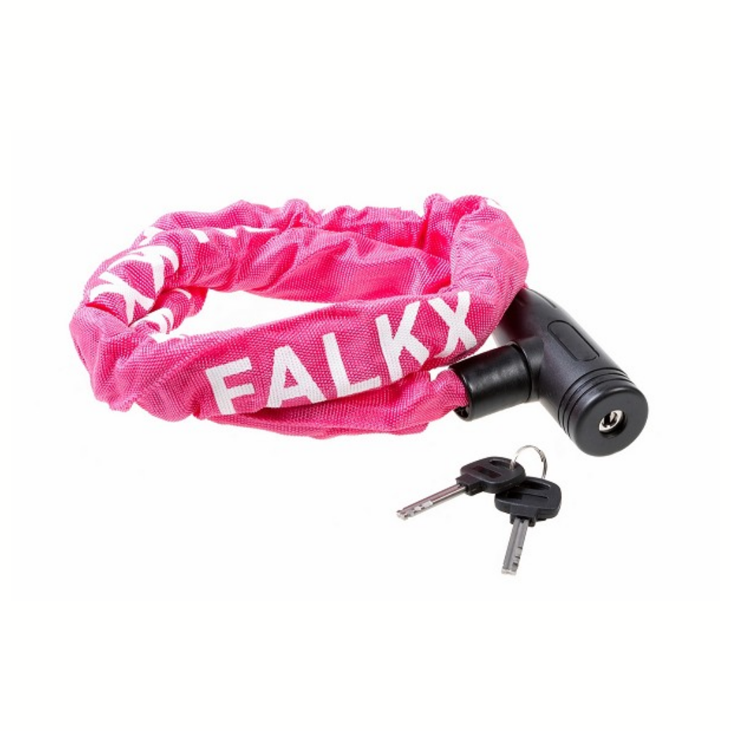 Vochtig Schiereiland Kruipen FALKX Slot ketting 8x1200mm roze – Fietsenfanaat