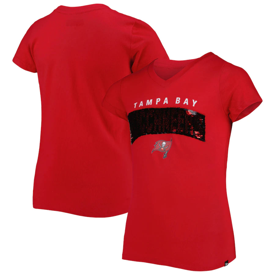 Tampa Bay Buccaneers Tom Brady Kids Mainliner Name & Number Tee