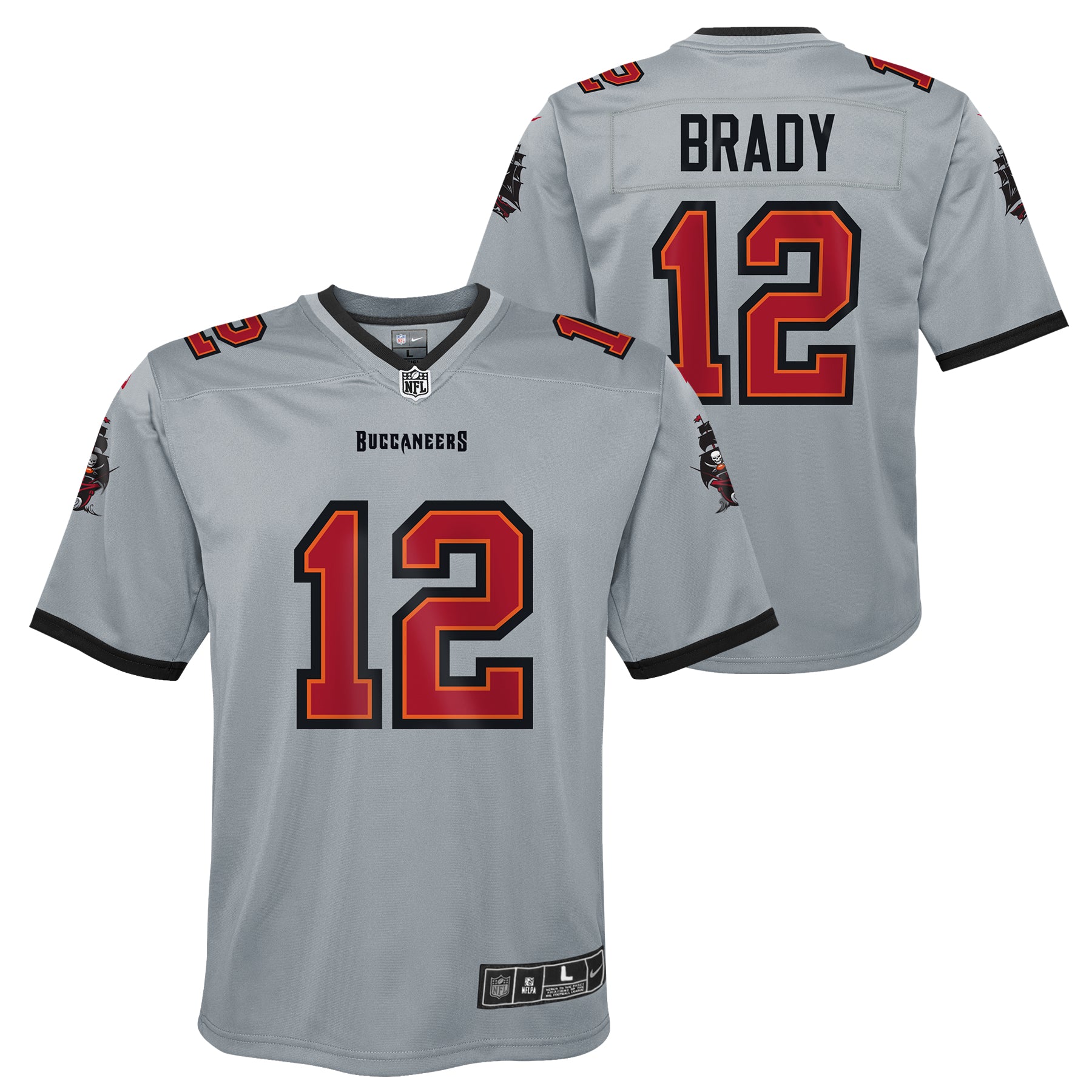 Tampa Bay Buccaneers Tom Brady Nike Youth Inverted Game Jersey – Heads ...