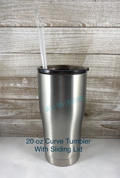 22 oz Rubberized Stainless Steel Slim Tumbler