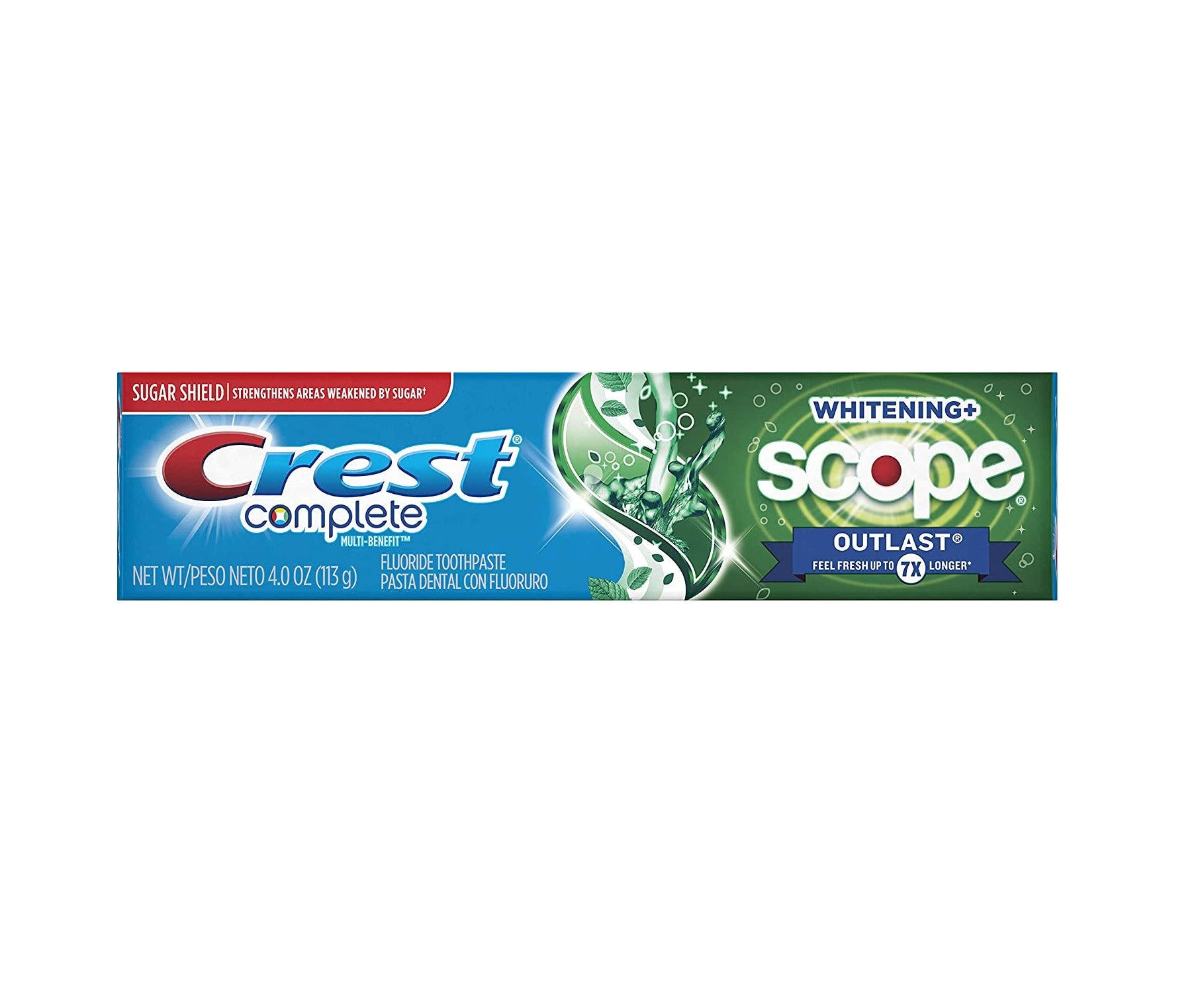 crest toothpaste green