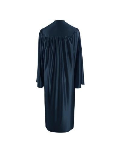 Shiny Navy Blue Choir Robe | Churchings Canada