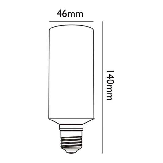 Lampadina Tubolare LED T28 8W E14 2700K-3000K Dimmerabile per FLOS IC –  gmr-com