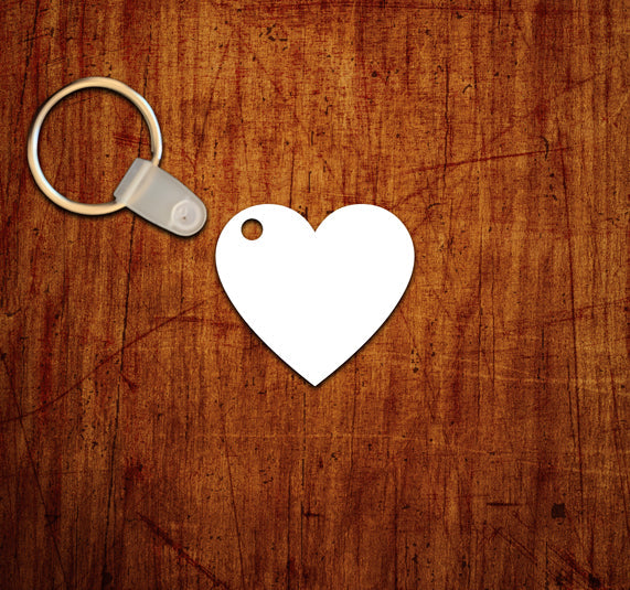 Heart Keyring Blanks