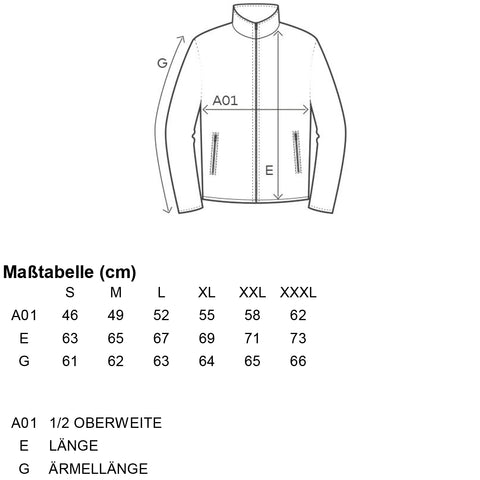 Drahthaar Zeichnung - Strick-Fleecejacke