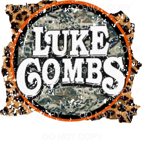 Download Luke Combs 30 Leopard And Camo Sublimation Transfers Mygypsies