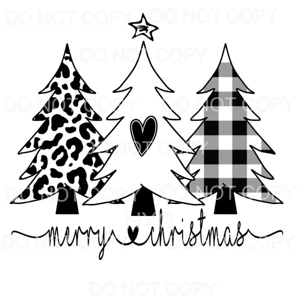 christmas clipart black and white