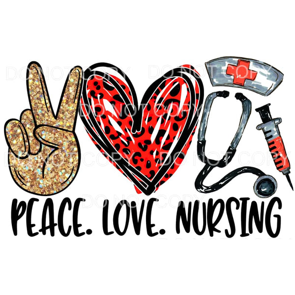 Download Peace Love Nursing 6 Sublimation Transfers Mygypsies