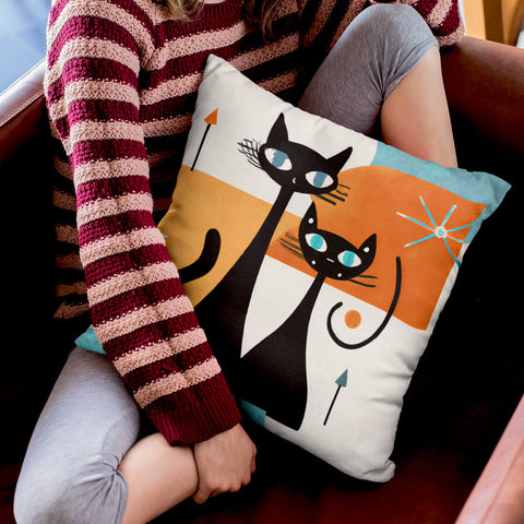 Astronomic Cat Pillow Cover