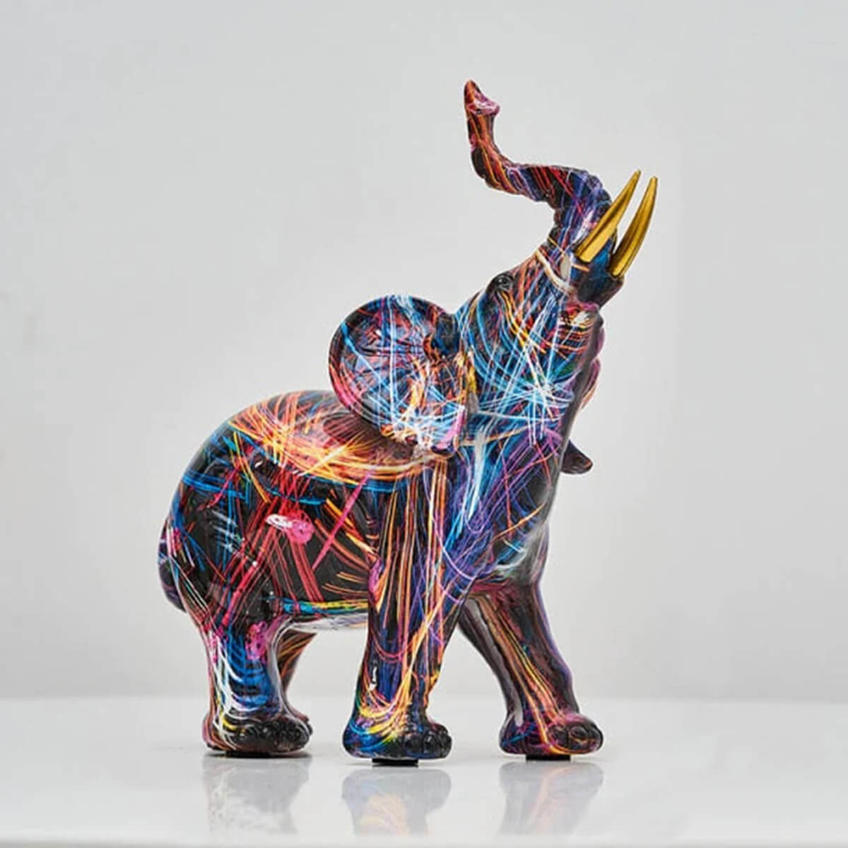 Graffiti Art Bear Figurine