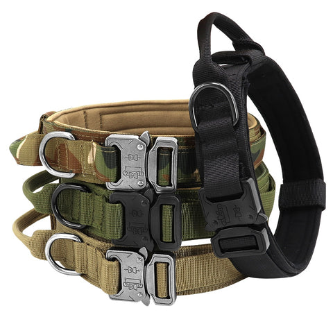 TACTICAL COLLAR WITH LEASH K9 Gabo y Gordo Pet Shop in Las Palmas de Gran Canaria store for pets, dogs, cats, rabbits, turtles, animals, pet accessories