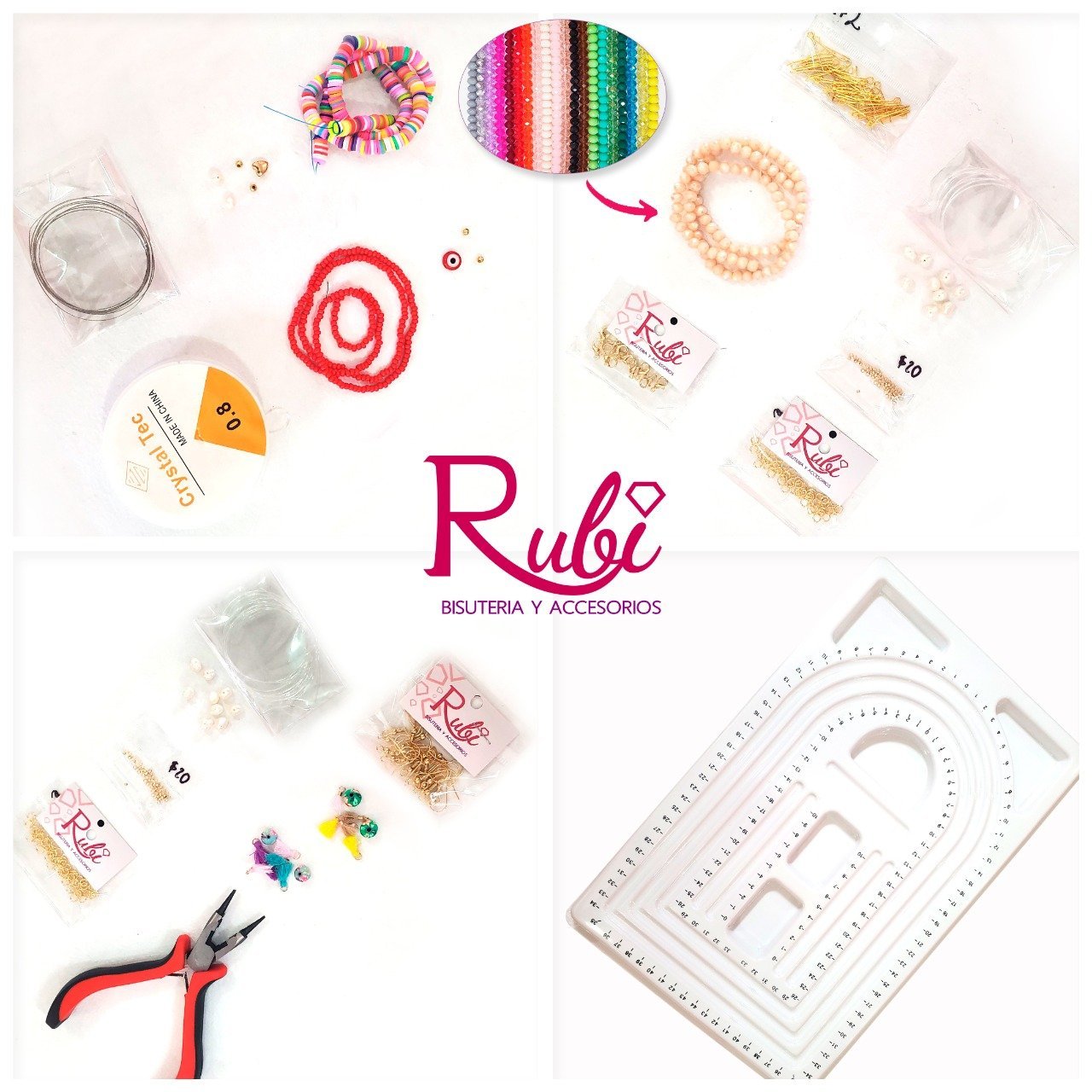 Kit de Moldes para Resina 83 piezas – Accesorios Rubi