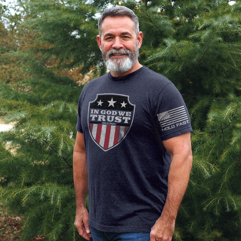 We The People 2nd Amendment Crossed Arms Guns USA Flag Patriotic T Shirt  RN2291 - Fearless Apparel